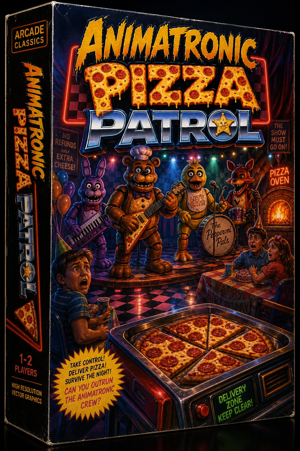 Animatronic Pizza Patrol original box art