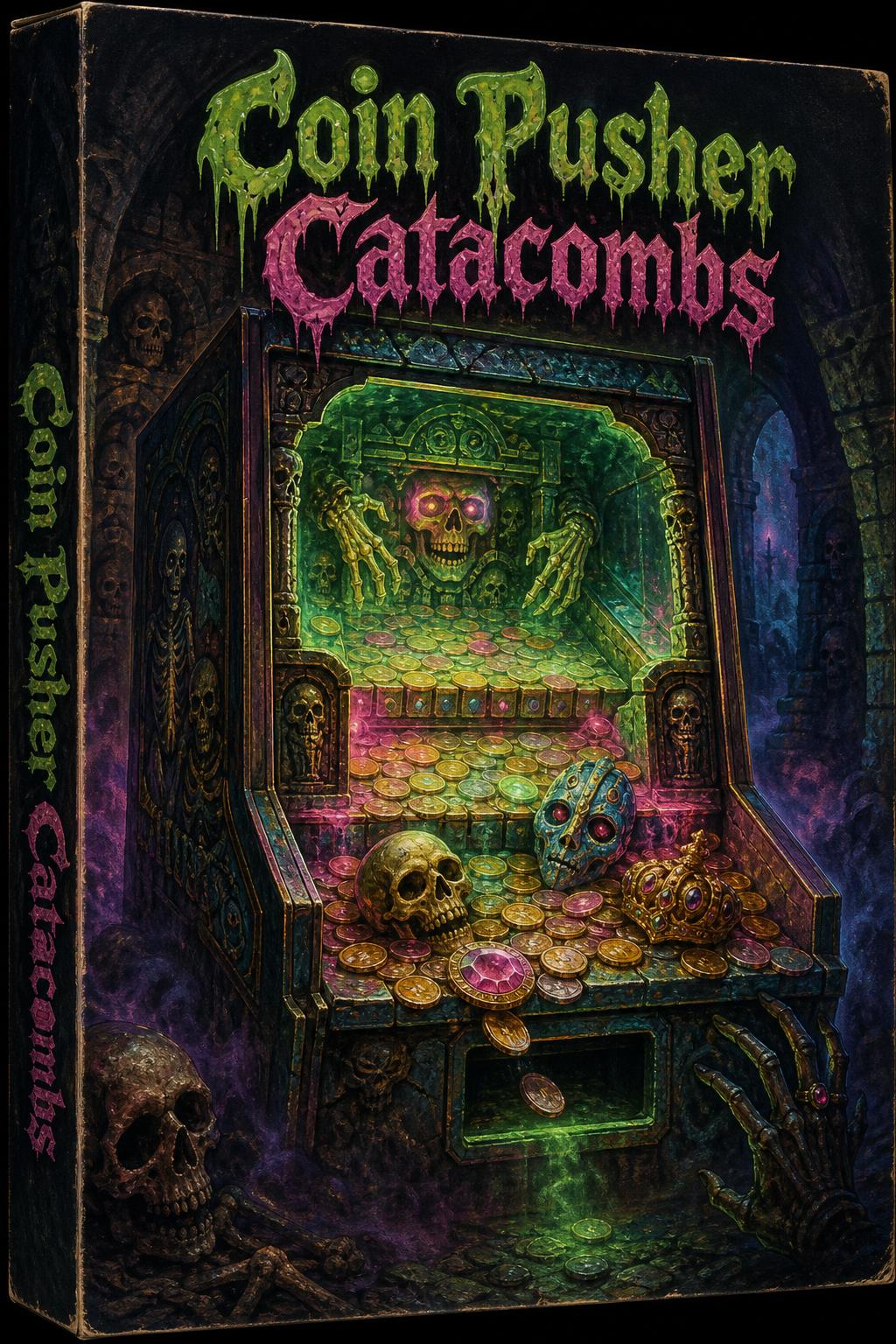 Coin Pusher Catacombs original box art