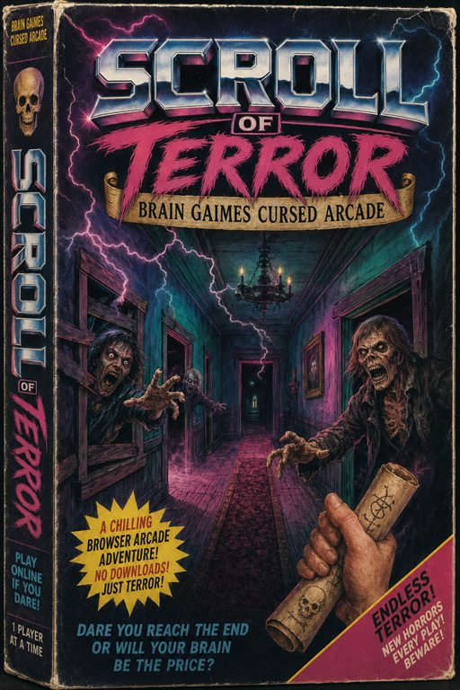 Scroll of Terror: Neon Haunted House original box art