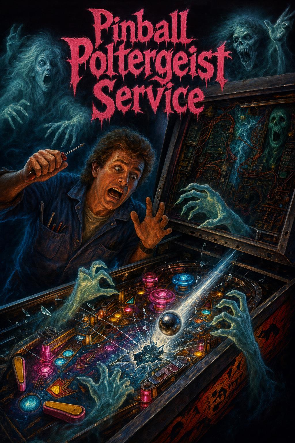 Pinball Poltergeist Service original box art
