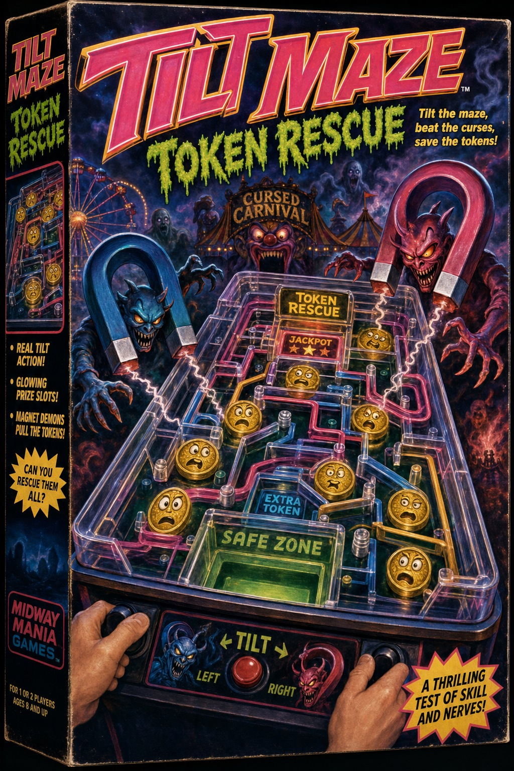 Tilt Maze Token Rescue original box art
