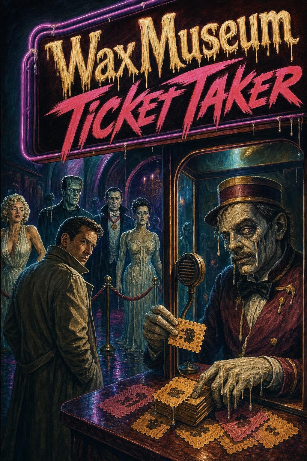 Wax Museum Ticket Taker original box art